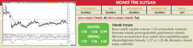 22 hisselik teknik analiz