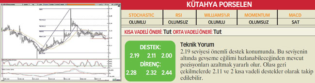 22 hisselik teknik analiz