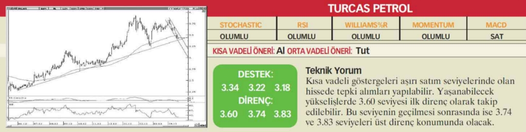 22 hisselik teknik analiz