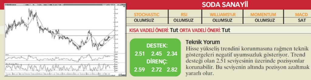 22 hisselik teknik analiz