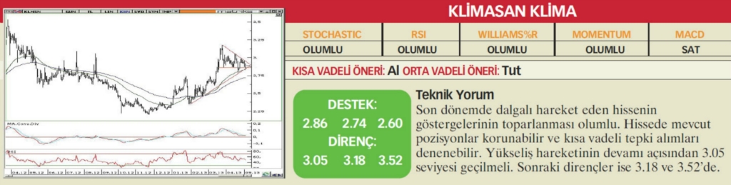 17 hisselik teknik analiz