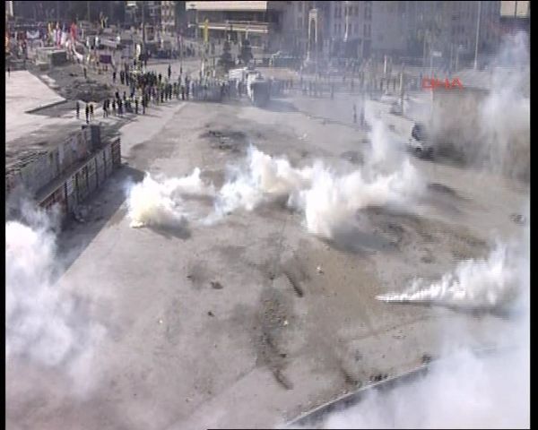 Taksim'e polis müdahalesi