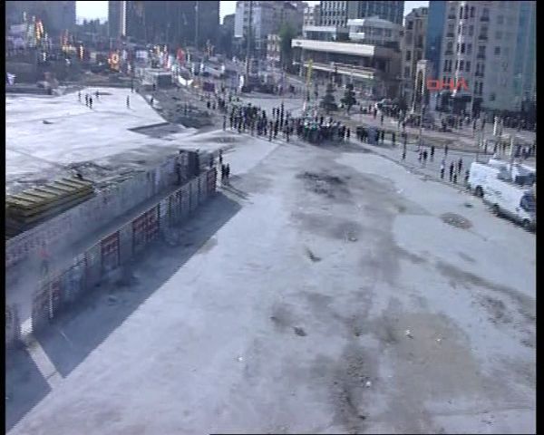 Taksim'e polis müdahalesi