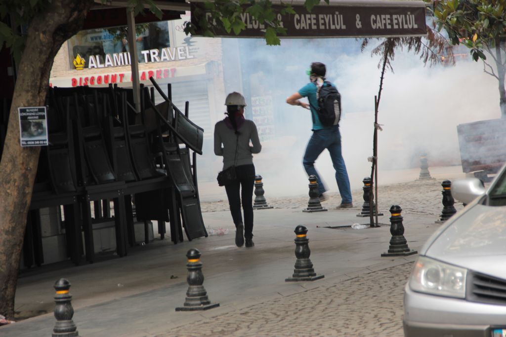 Taksim'e polis müdahalesi