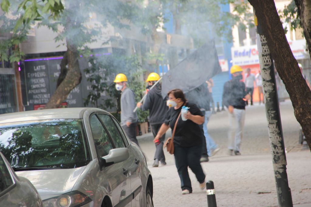 Taksim'e polis müdahalesi