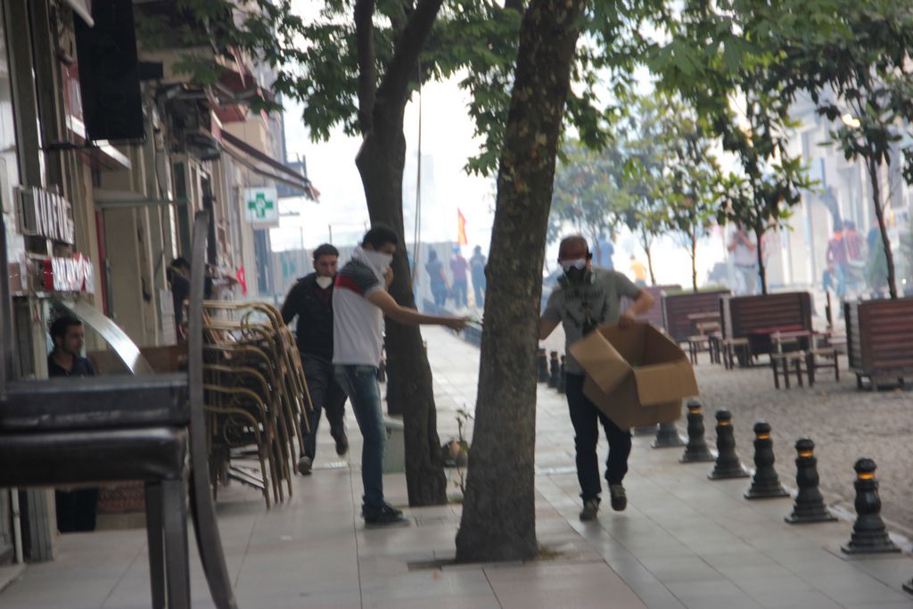 Taksim'e polis müdahalesi