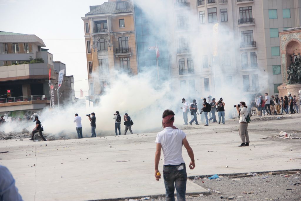 Taksim'e polis müdahalesi