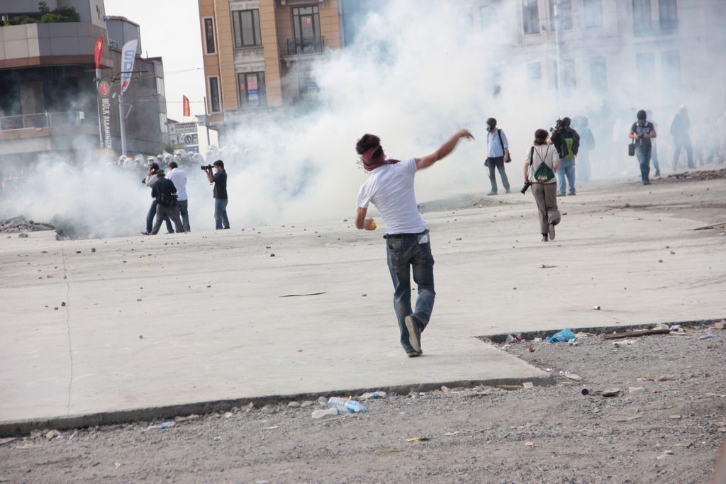 Taksim'e polis müdahalesi