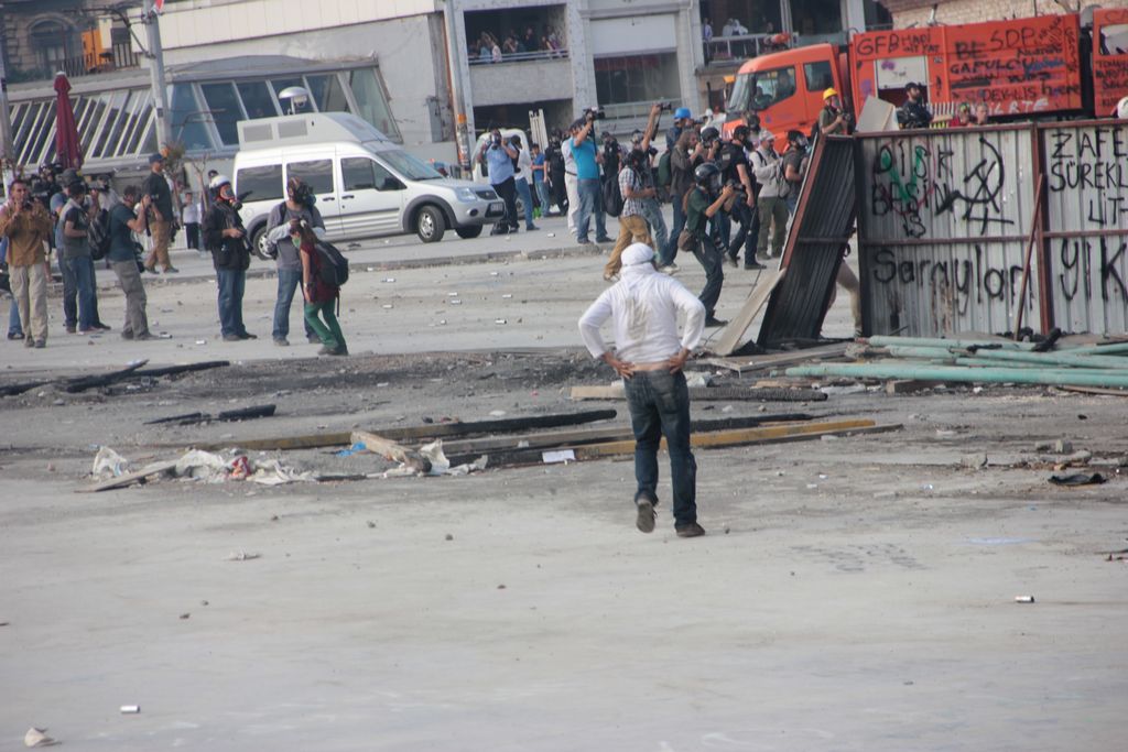 Taksim'e polis müdahalesi