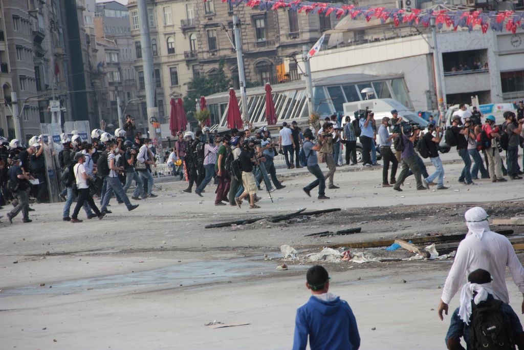 Taksim'e polis müdahalesi