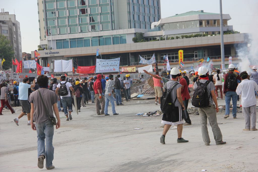 Taksim'e polis müdahalesi