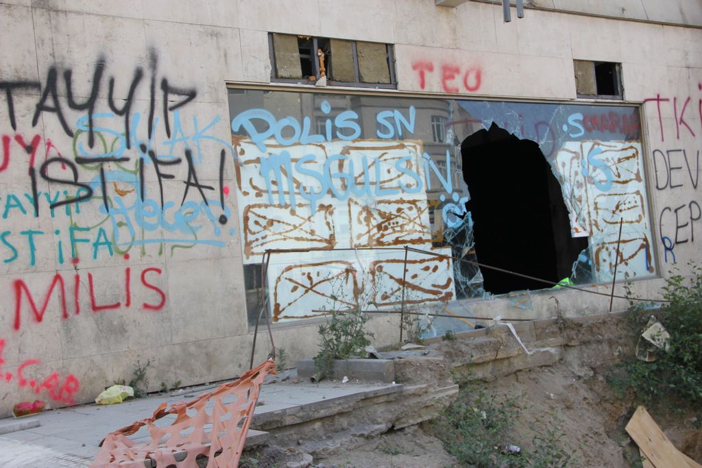 Taksim'e polis müdahalesi