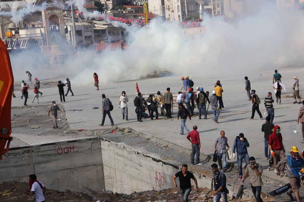 Taksim'e polis müdahalesi