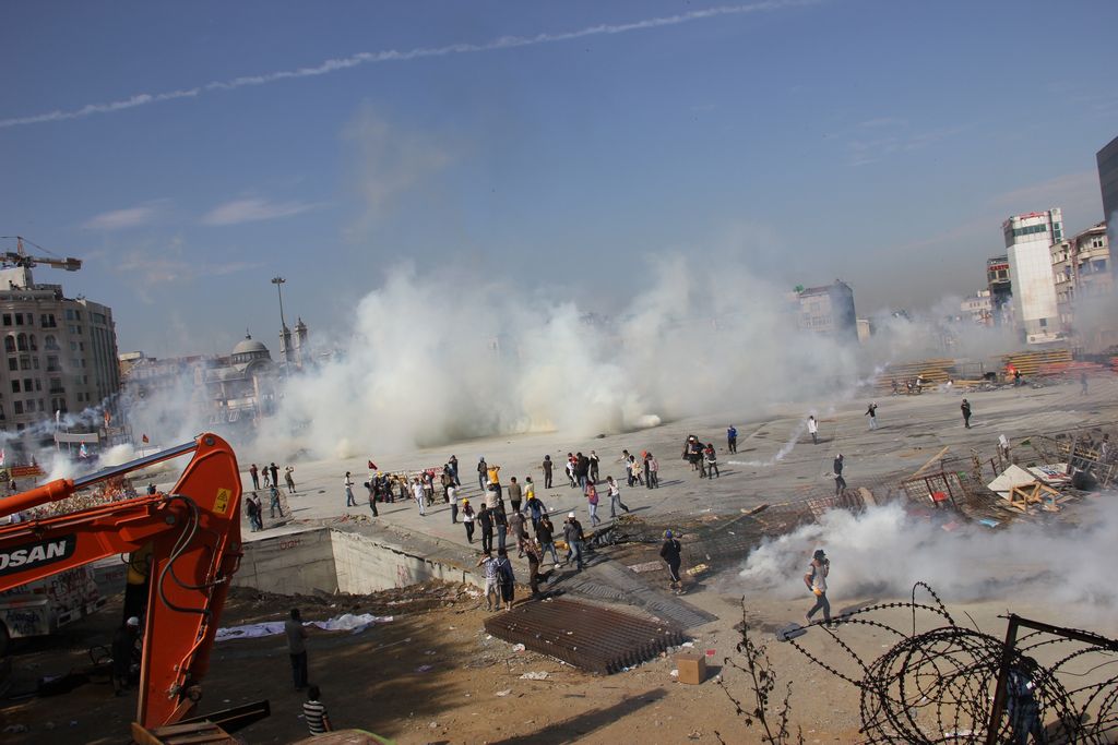 Taksim'e polis müdahalesi