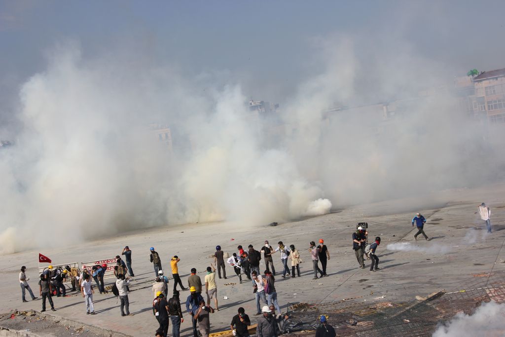 Taksim'e polis müdahalesi