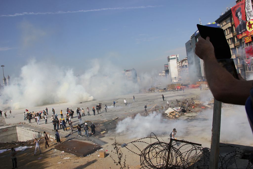 Taksim'e polis müdahalesi