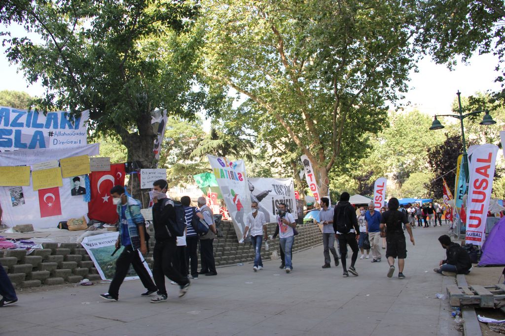 Taksim'e polis müdahalesi