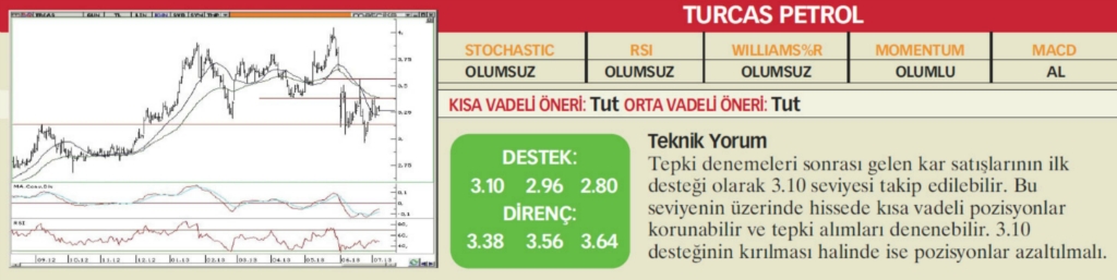 22 hisselik teknik analiz