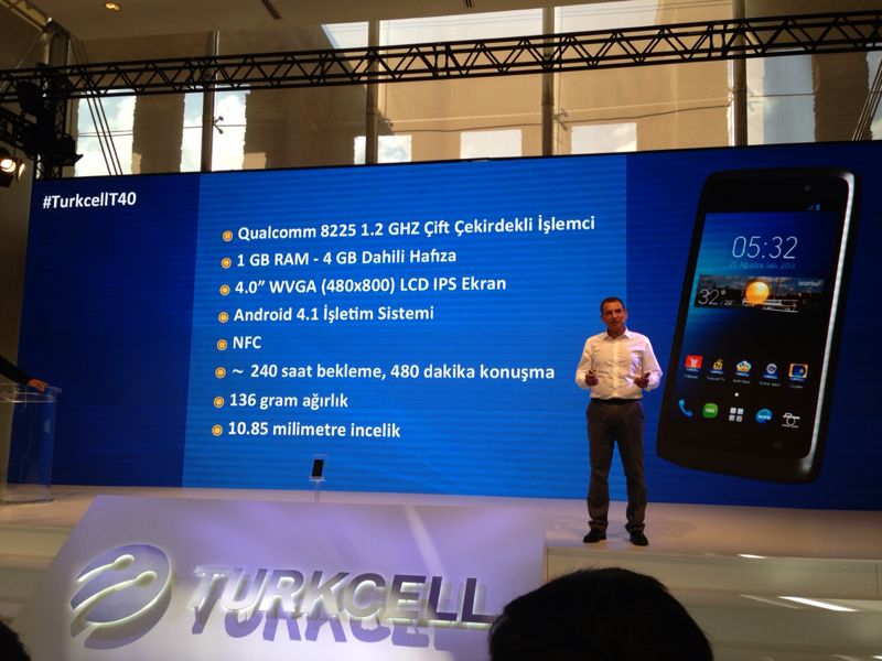 İşte Turkcell'in yeni telefonu!