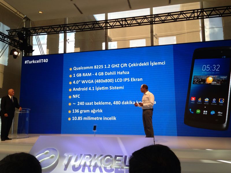 İşte Turkcell'in yeni telefonu!