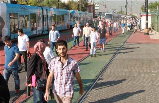 
İstanbul'da tramvay durdu