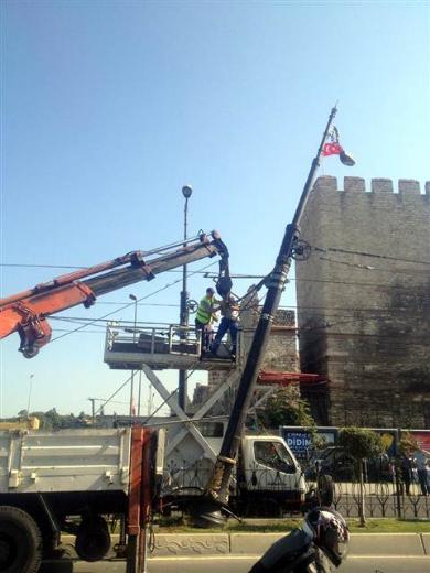 
İstanbul'da tramvay durdu