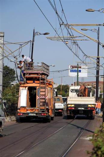 
İstanbul'da tramvay durdu