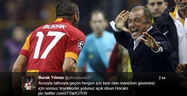 Oyuncularından Terim'e veda mesajları