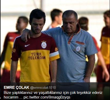 Oyuncularından Terim'e veda mesajları