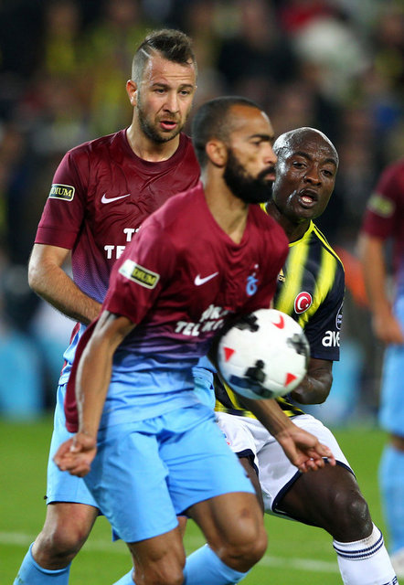 F.Bahçe - Trabzonspor mücadelesinden kareler