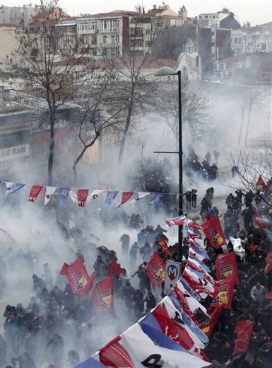 İstanbul'da müdahale sonrası korkunç izdiham