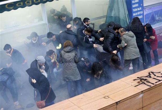 İstanbul'da müdahale sonrası korkunç izdiham