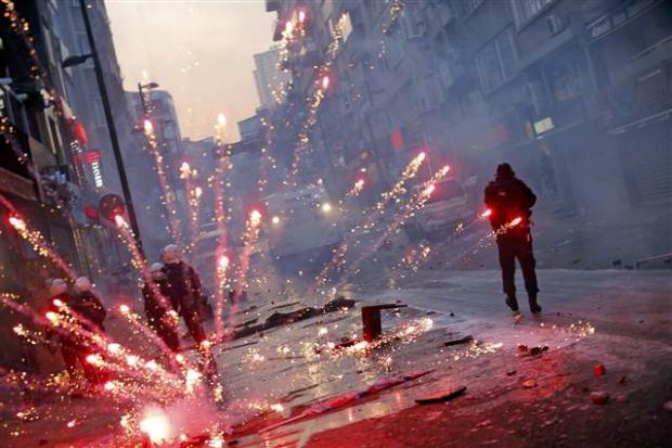 İstanbul'da müdahale sonrası korkunç izdiham