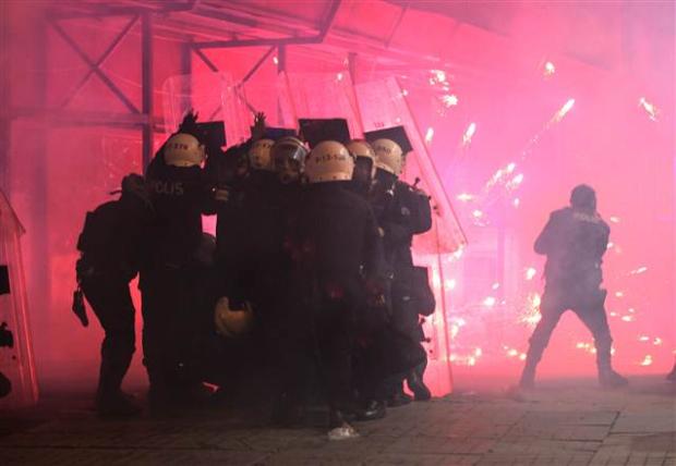 İstanbul'da müdahale sonrası korkunç izdiham