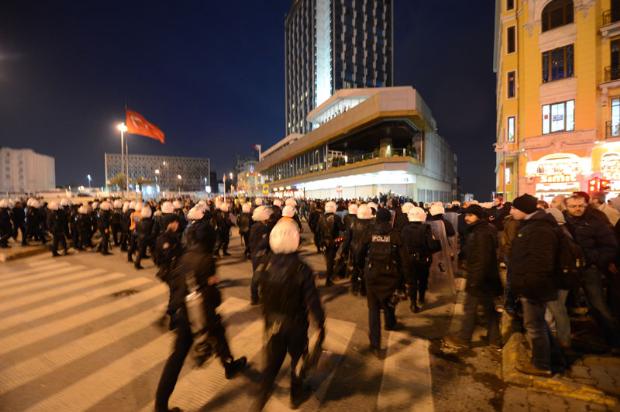 İstanbul'da müdahale sonrası korkunç izdiham