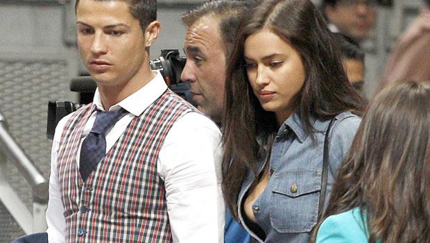 IRINA SHAYK İLE RONALDO BASKETBOL MAÇI İZLEDİ...