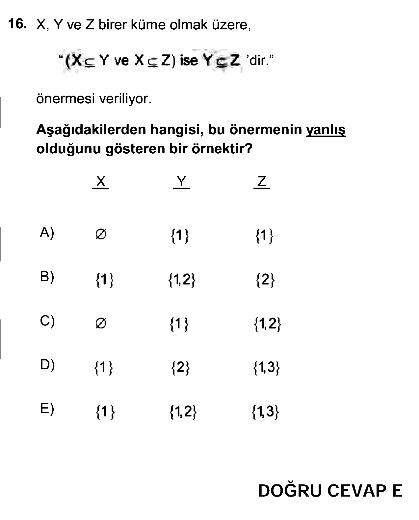 2014 YGS soru ve cevapları