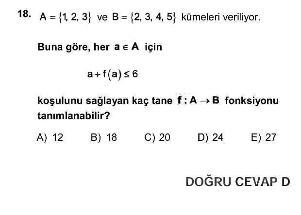 2014 YGS soru ve cevapları