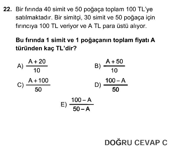 2014 YGS soru ve cevapları