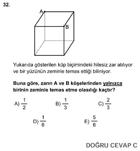 2014 YGS soru ve cevapları