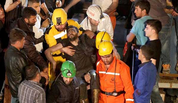 Soma'da maden ocağında yangın 