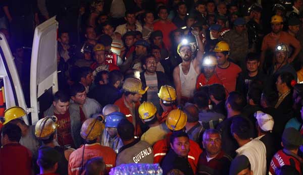 Soma'da maden ocağında yangın 