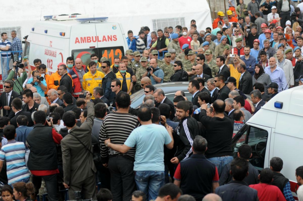 Başbakan Recep Tayyip Erdoğan Soma'da