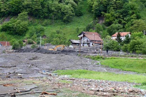 Bosna Hersek'teki sel felaketi