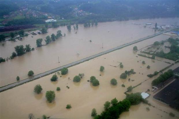 Bosna Hersek'teki sel felaketi