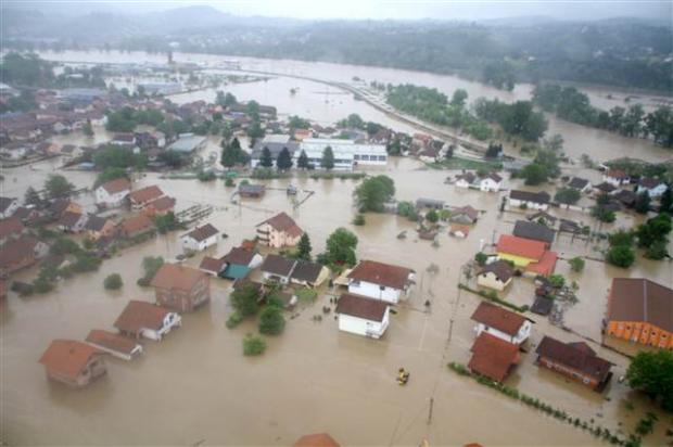 Bosna Hersek'teki sel felaketi