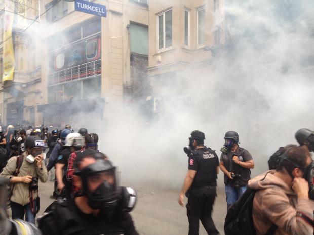 İstiklal'de gezi müdahalesi