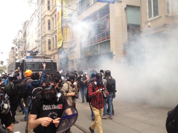 İstiklal'de gezi müdahalesi