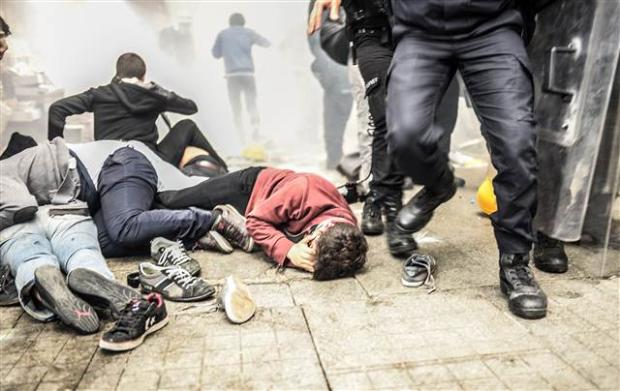 İstiklal'de gezi müdahalesi