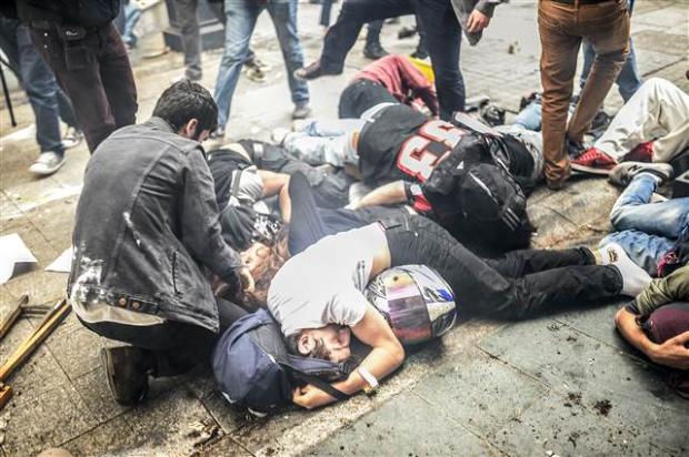 İstiklal'de gezi müdahalesi